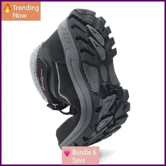 Women's Winter Snow Boots Fur Lined Ankle Booties Non-Slip Outdoor Trekking